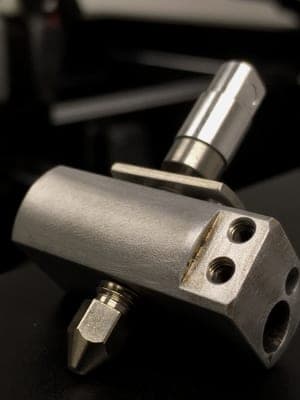 Hotend před osazením